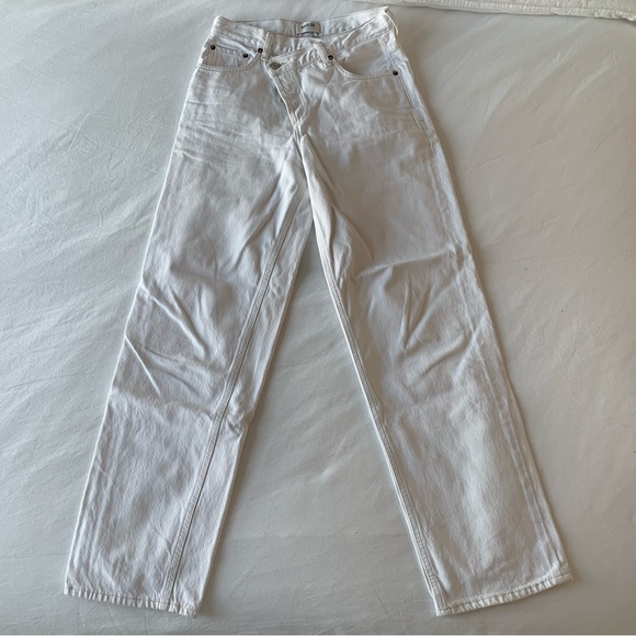 Agolde Denim - Agolde Criss Cross Jeans WHITE